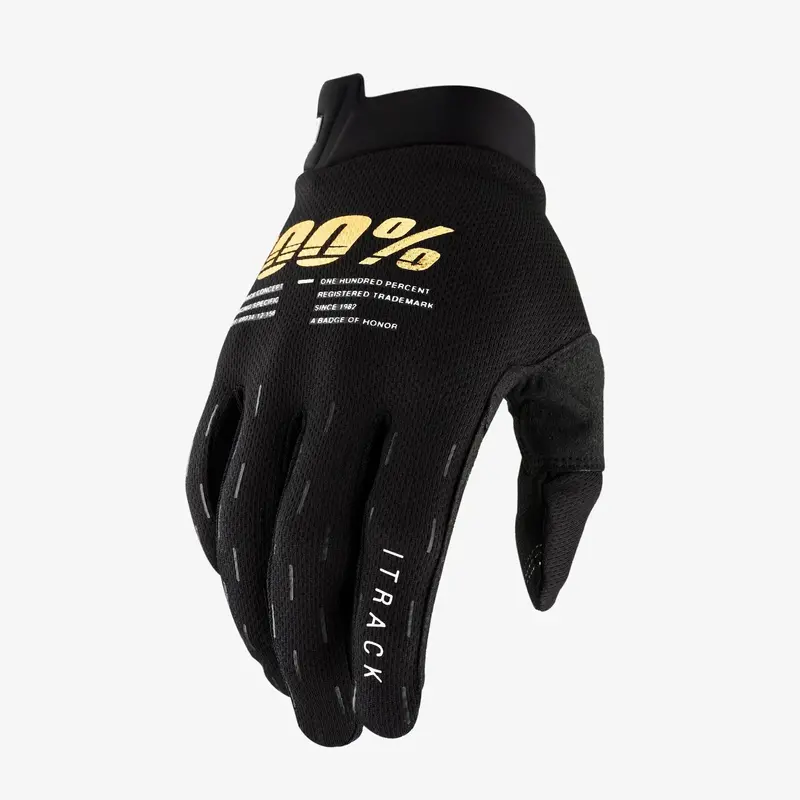 100% Itrack Moto Glove - Black 1