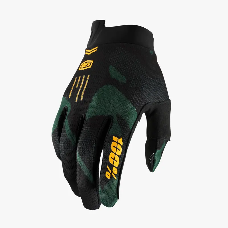 100% Itrack Moto Glove - Sentenial Black 1