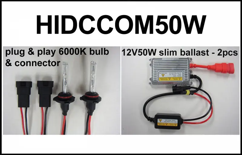 2011-2020 Can Am Commander 50W Hid Conversion Kit 1