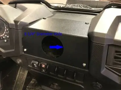 2019-21 Rzr Stereo Face Plate 1