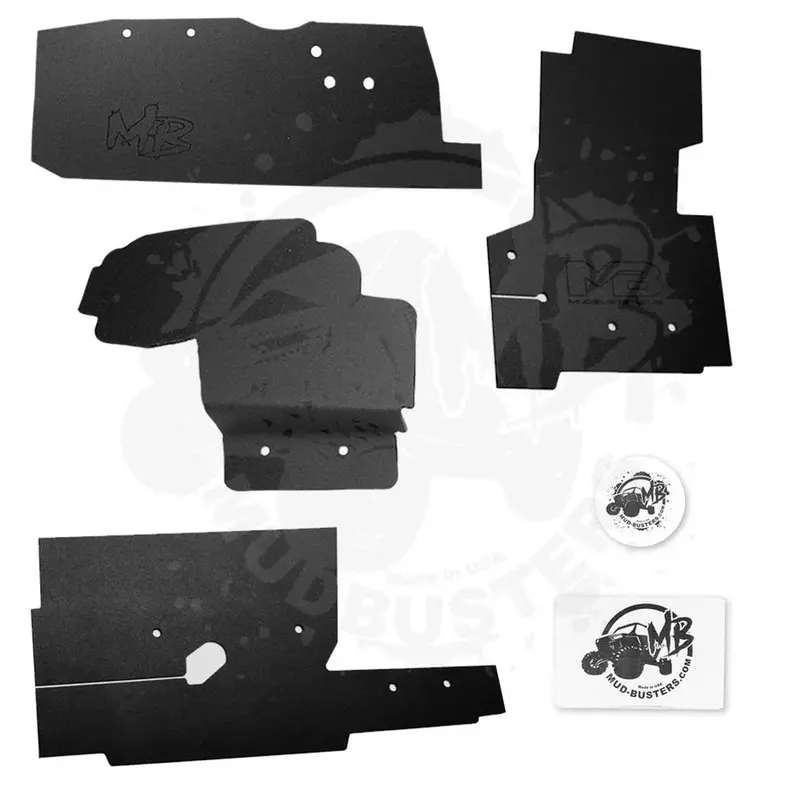 2021-2023 Yamaha Wolverine Rmax Firewall Splash & Wind Guard Plates 1