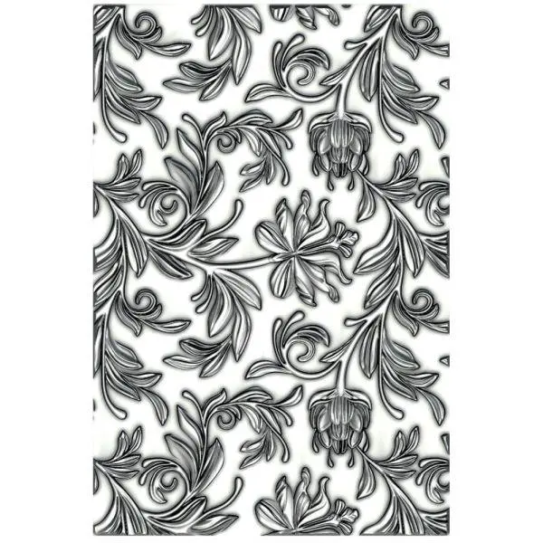 3D Texture Fades Embossing Folder - Mini Botanical 1