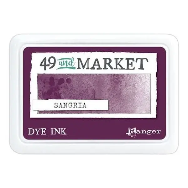 49 And Market Dye Ink Pad - Sangria 1