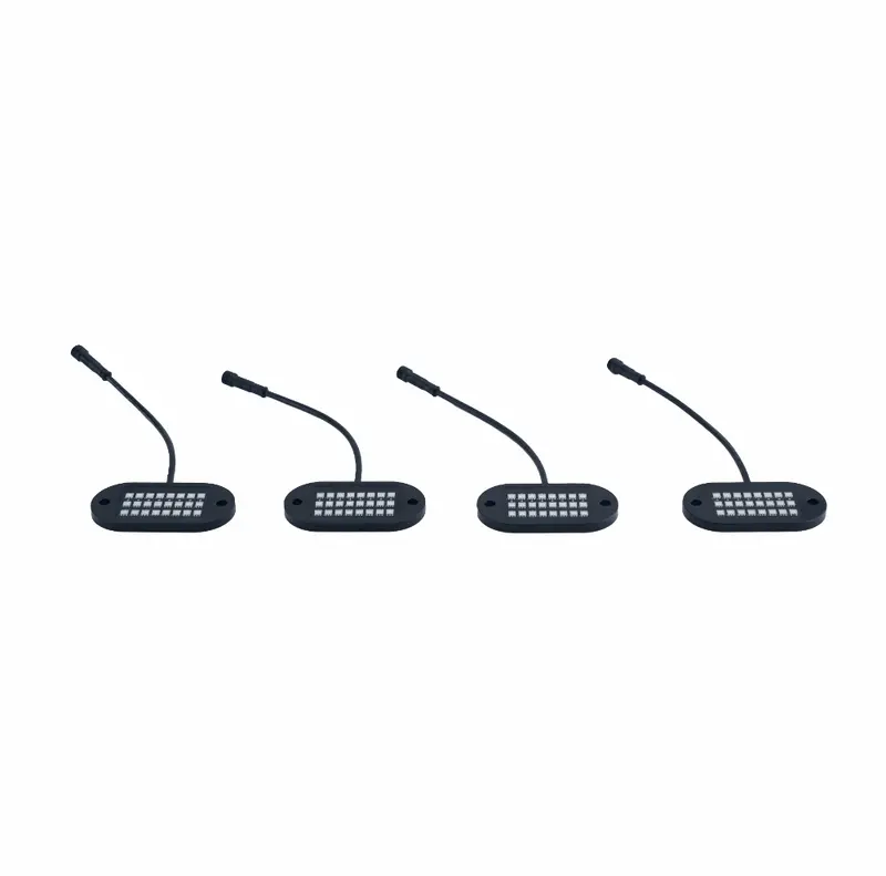 5150 Whips 187 Style Rock Lights 2.0 W/ Control Harness 2