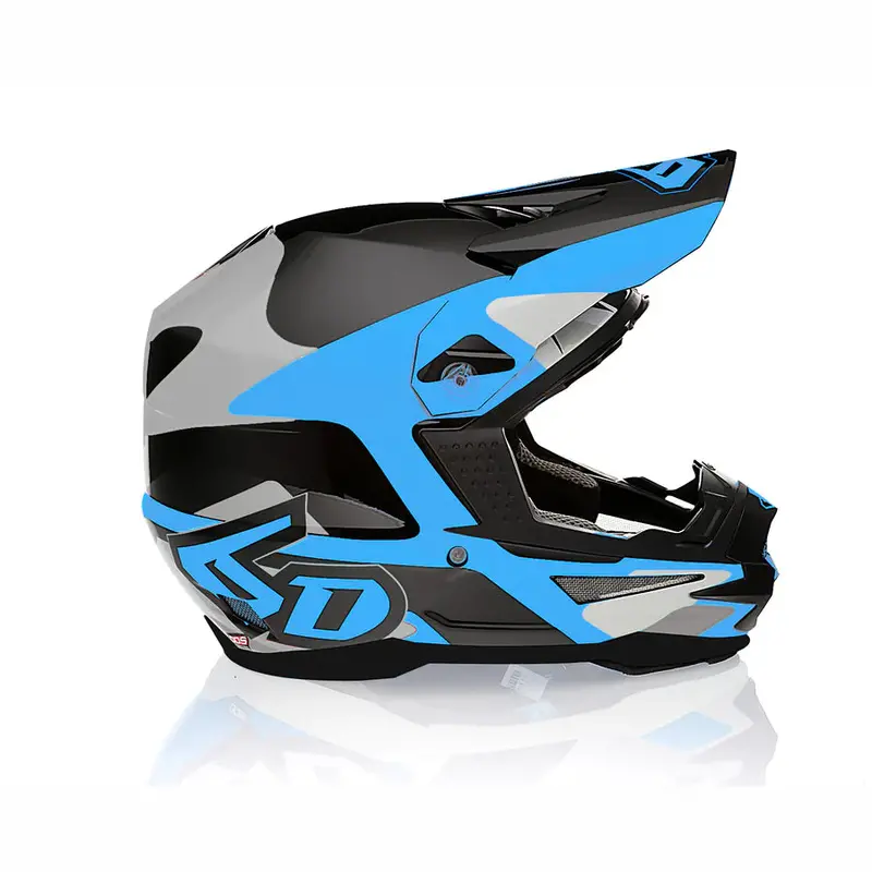 6D Atr-1 Helmet - Apex / Cyan 1