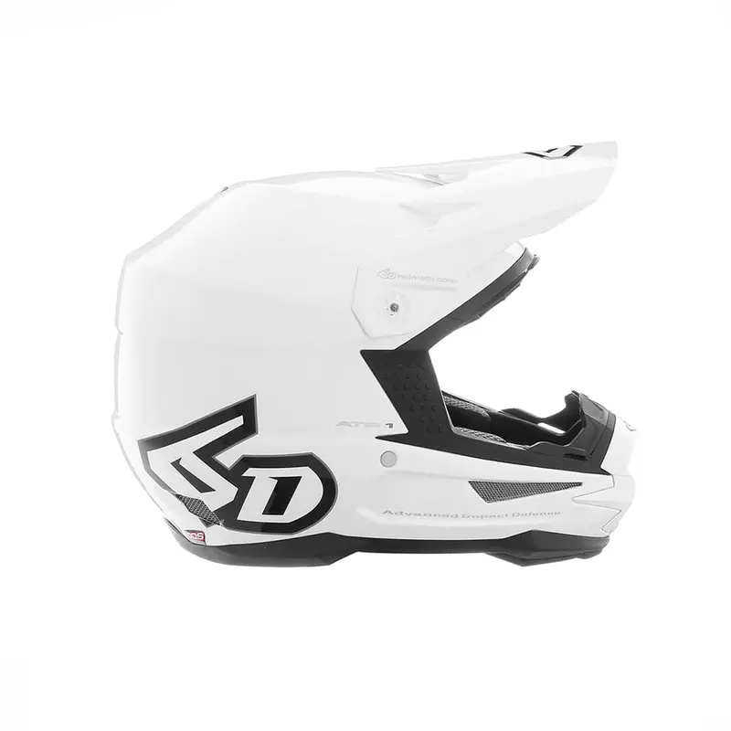 6D Atr-1 Helmet - Solid / Gloss White 1