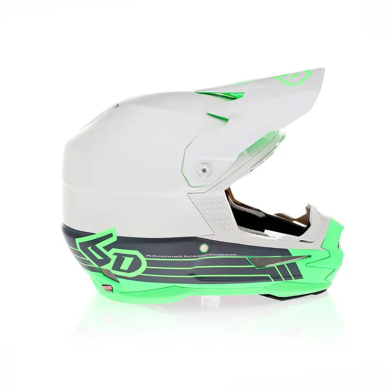 6D Atr-1 Helmet - Split / Neon Green 1