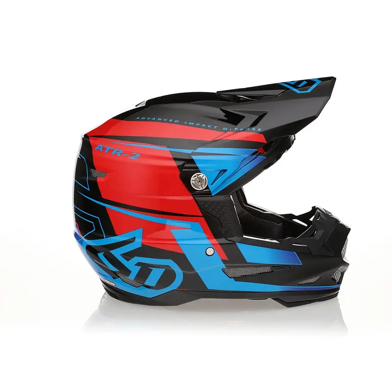 6D Atr-2 Helmet - Mach Blue Red 1