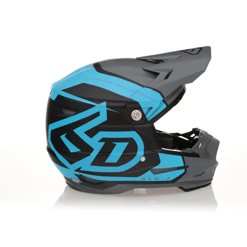 6D Atr-2 Helmet - Torque Cyan 1