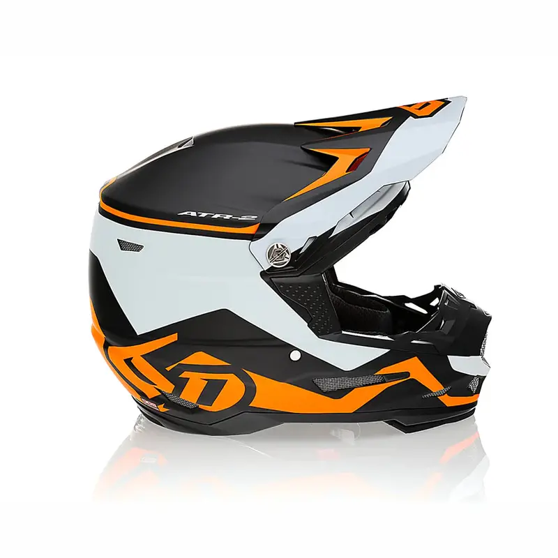 6D Atr-2Y Youth Helmet - Drive Neon Orange 1