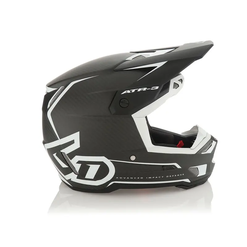 6D Atr-3 Helmet - Nova Matte White Carbon 1