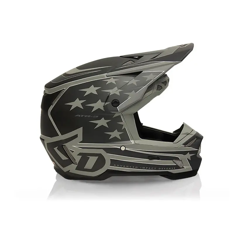 6D Atr-3 Helmet - Patriot Matte Black 1