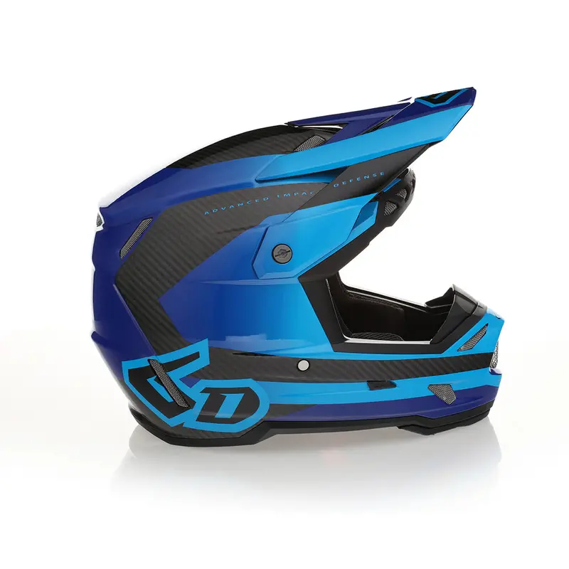 6D Atr-3 Helmet - Pure Gloss Cyan Blue 1