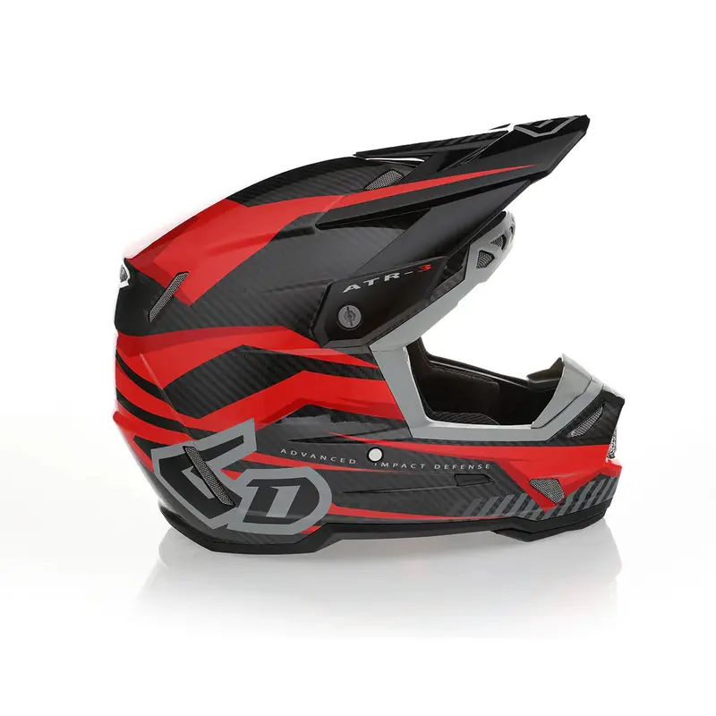 6D Atr-3 Helmet - Rival Gloss Red 1