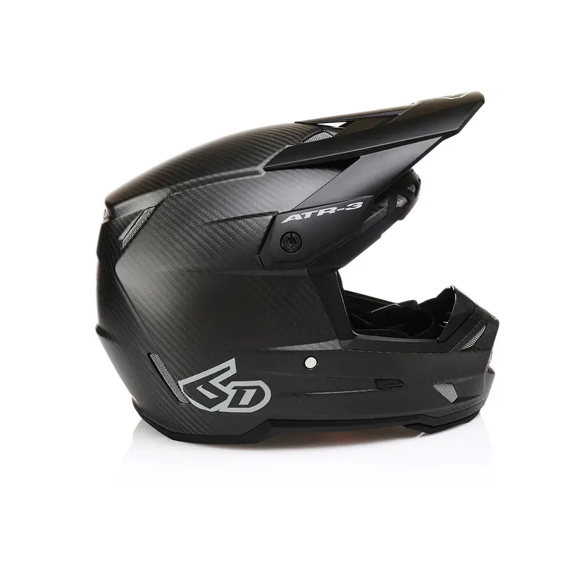 6D Atr-3 Helmet - Solid Matte Black Carbon 1