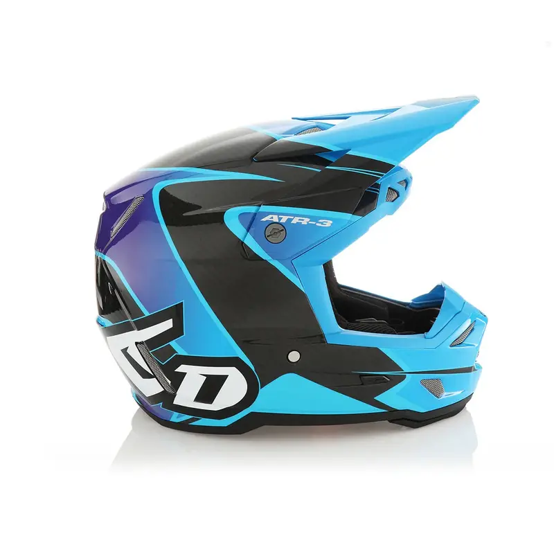 6D Atr-3Y Youth Helmet - Wave Gloss Blue Purple 1