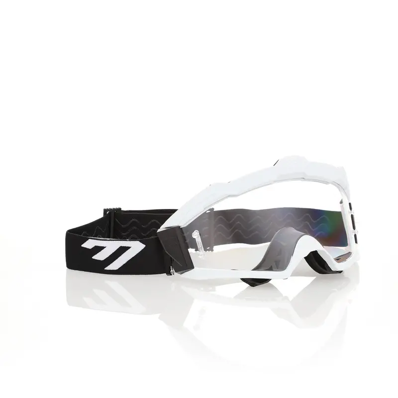 6D Max R Goggle - White/Black & Clear 1