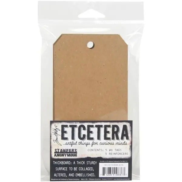 #8 Tag - Chipboard 1