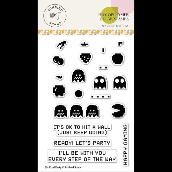 80'S Pixel Party - Clear Stamps 1