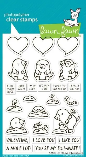 A Mole Lot Of Love - Clear Stamps 1