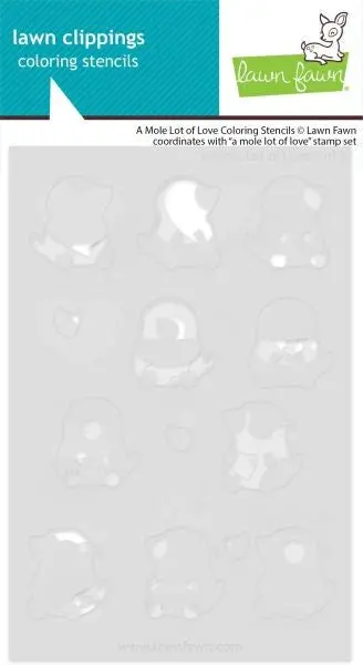 A Mole Lot Of Love - Coloring Stencils 1