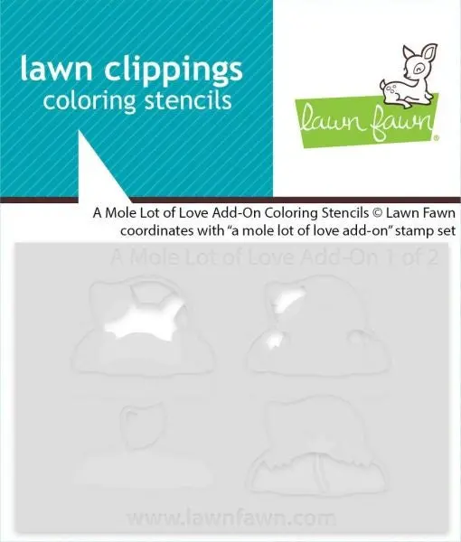 A Mole Lot Of Love - Coloring Stencils - Add On 1