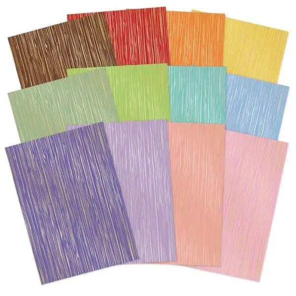 A Year Of Flowers - Foiled Edge-To-Edge Cardstock 1