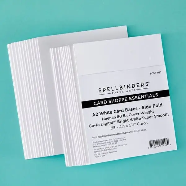 A2 Side Fold Card Bases - 25 Pack 1