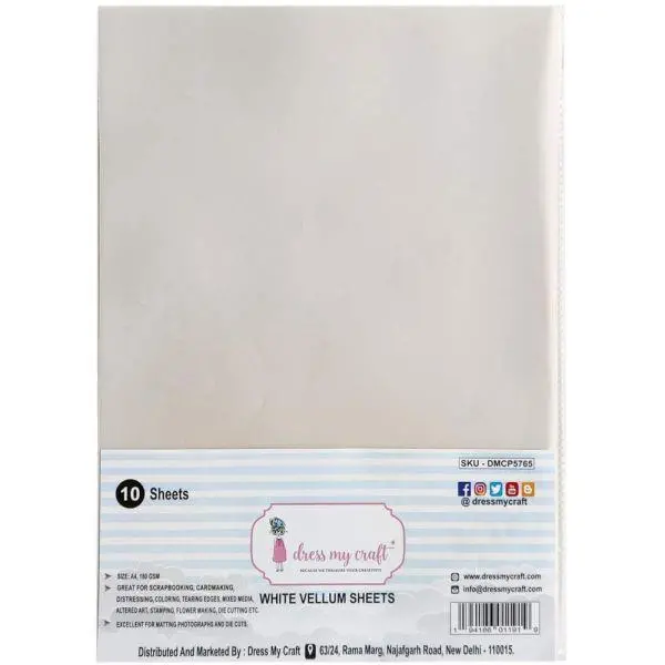 A4 White Vellum - (10/Pkg) 1