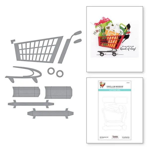 Add To The Cart Collection - 3D Shopping Cart Dies 1