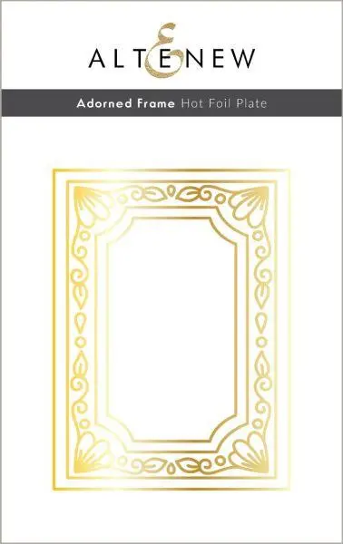 Adorned Frame - Hot Foil Plate 1