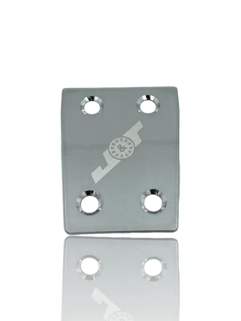 Ae Rc8b4/Rc8b4.1 Stainless Skid Plate Rear 1