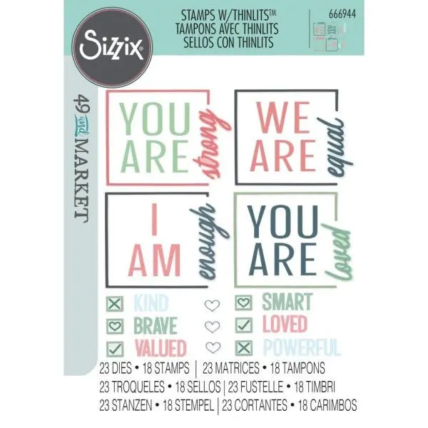 Affirmations - Stamp & Die Set 1