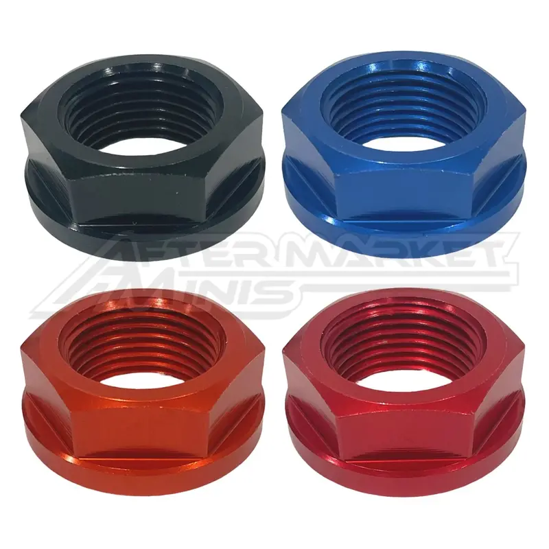 Aftermarket Minis Aluminum Steering Nut - Ktm / Gasgas / Husqvarna E2 E3 E5 50-65Cc 1