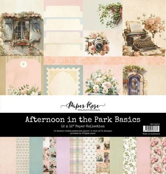 Afternoon In The Park - 12X12 Paper Collection - Basics 1