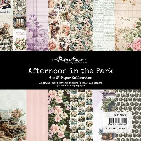 Afternoon In The Park - 6X6 Paper Collection 1