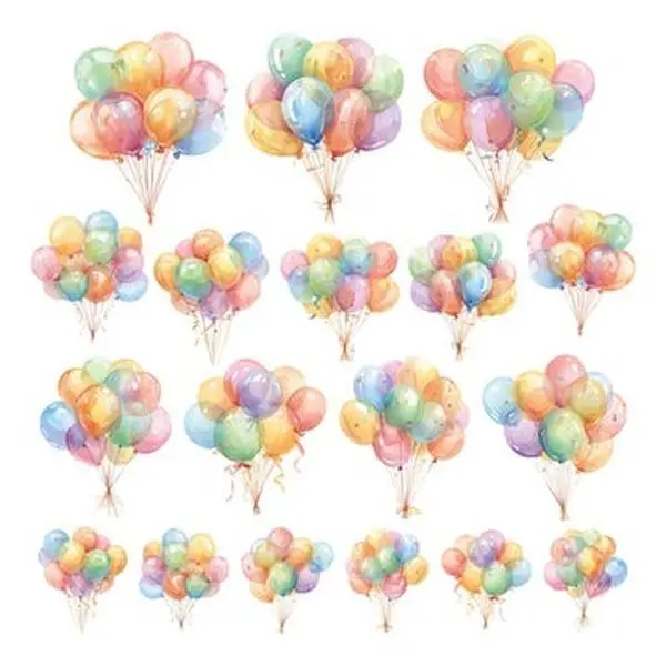 Age Is Just A Number - Ephemera - Balloons 1