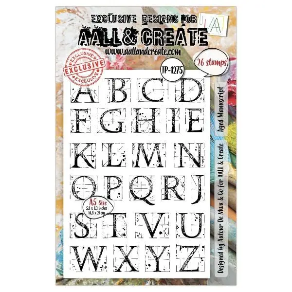 Aged Manuscript - Clear Stamps 1