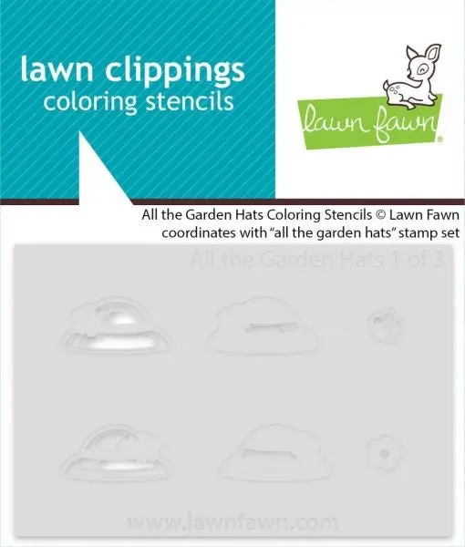 All The Garden Hats - Coloring Stencils 1