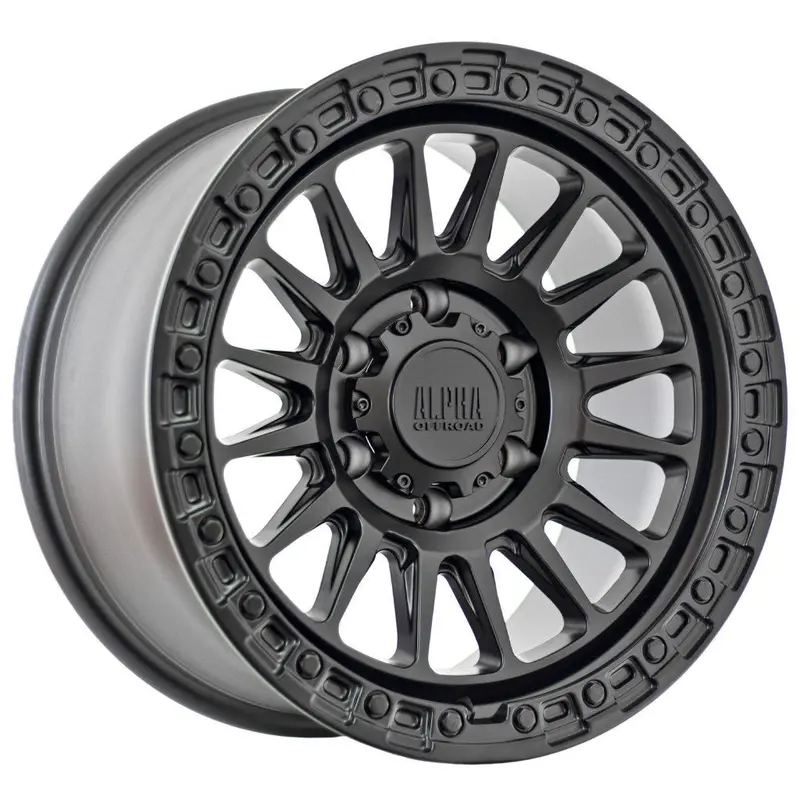 Alpha Combat - Matt Black 17X9 / 6X139.7 0 Offset 1