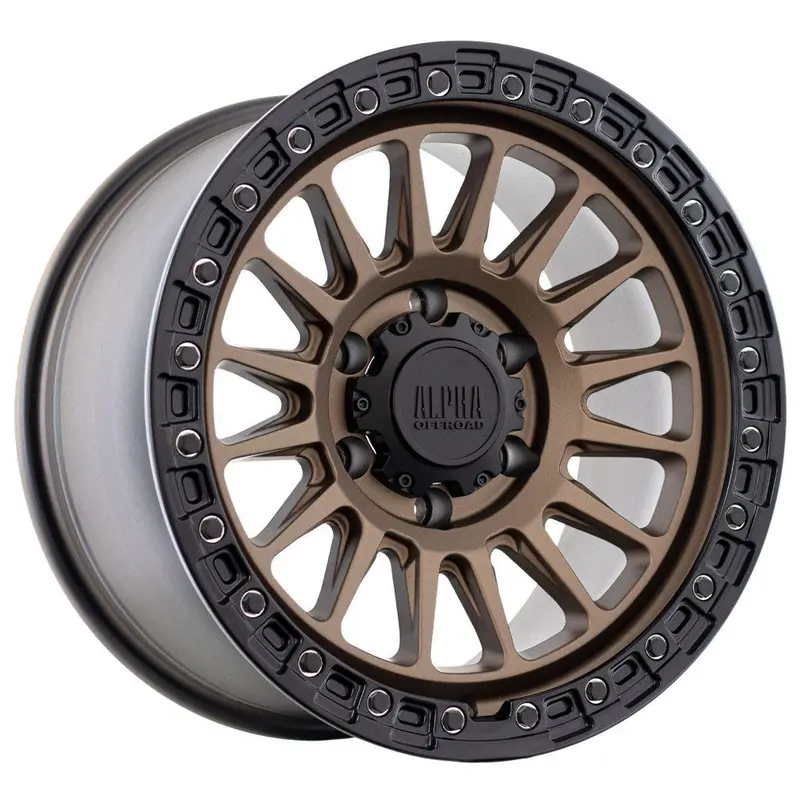 Alpha Combat - Matt Bronze With Black Lip 17X9 / 6X139.7 0 Offset 1