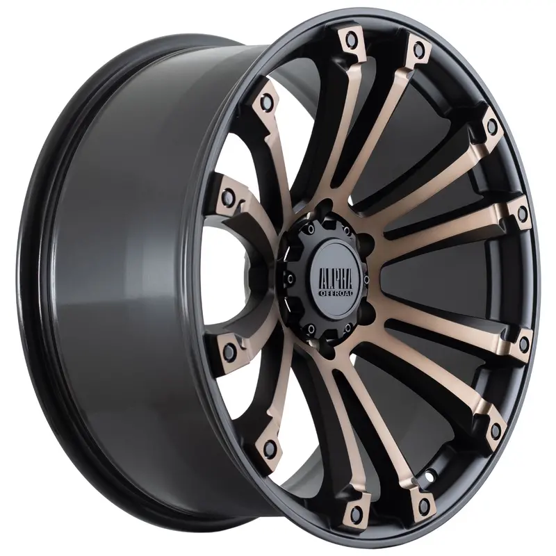 Alpha Maverick- Matt Black Dark Bronze Tint (18 +15 6139) 1
