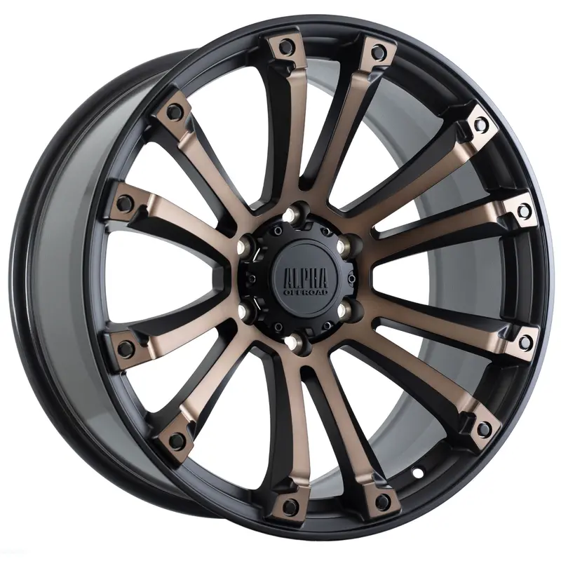 Alpha Maverick- Matt Black Dark Bronze Tint (18 +15 6139) 2