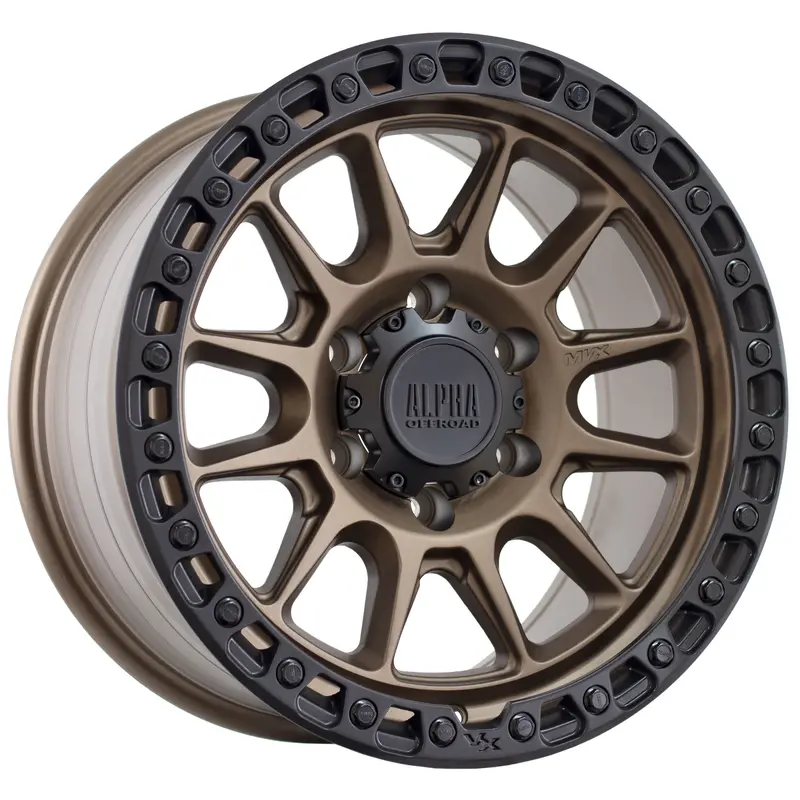 Alpha Podium - Matt Bronze With Black Lip 17X9 / 6X139.7 /15 Offset 1