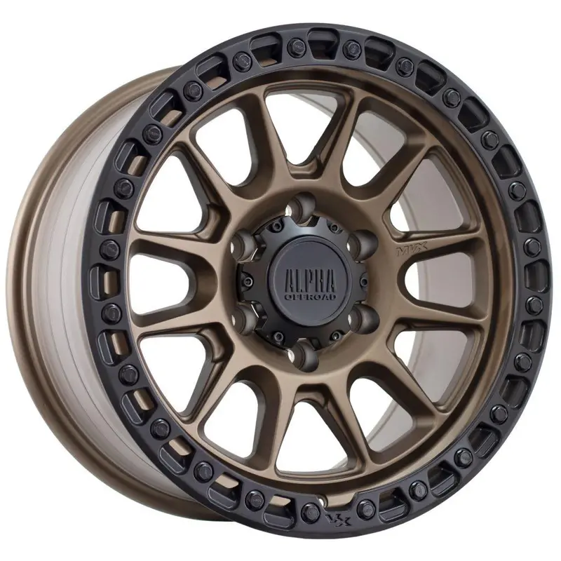 Alpha Podium - Matt Bronze With Black Lip 17X9 / 6X139.7 /35 Offset 1