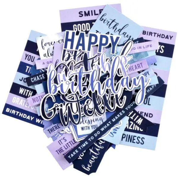 Amethyst - Die Cut Sentiments 1