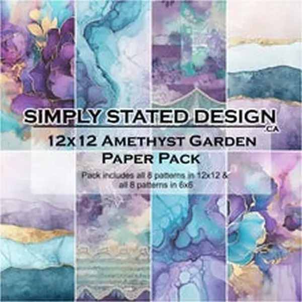 Amethyst Garden - 12X12 Collection Pack 1