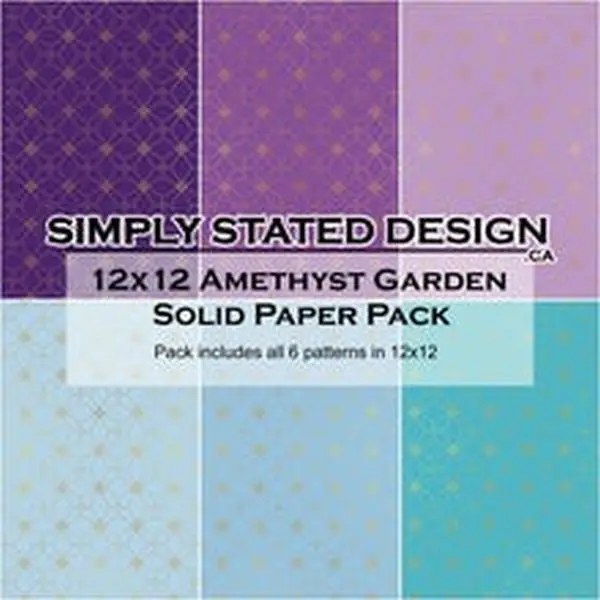Amethyst Garden - 12X12 Collection Pack - Solids 1