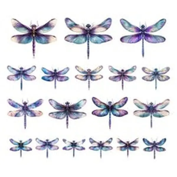 Amethyst Garden - Ephemera - Dragonflies 1