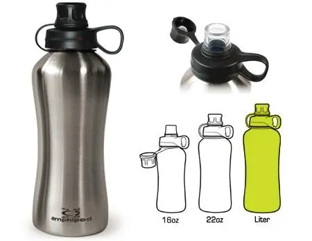 Amphipod Purerun Stainless Steel Bottle (Liter) 1